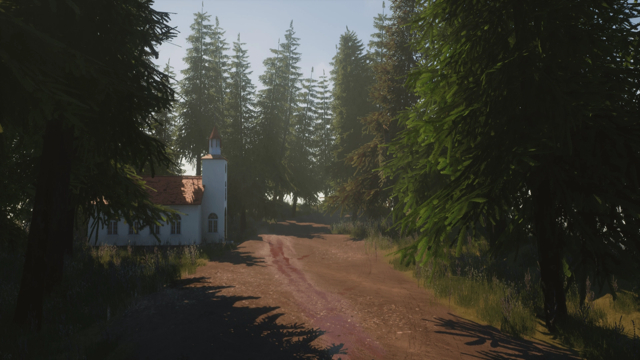 Preview image for the Mysterious Church 3D environment